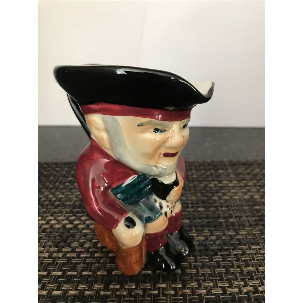 Shorter & Son England Hand Painted Staffordshire Toby Mug / Pitcher‎ Scotsman
